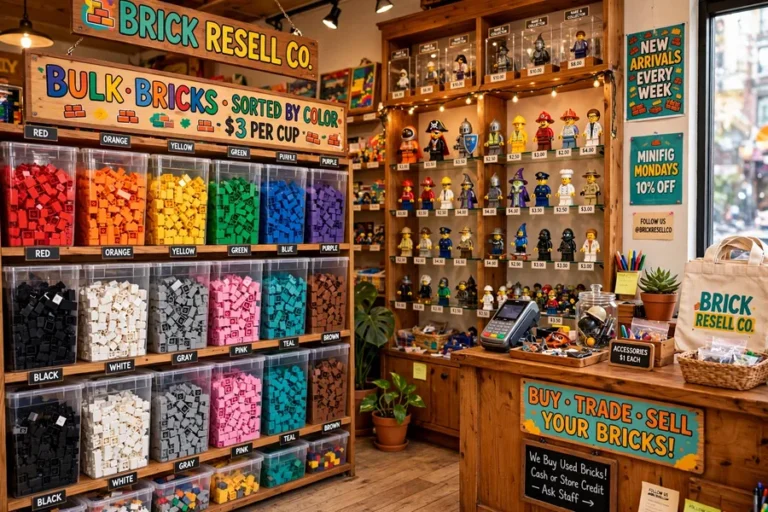 Bricks and Minifigs net worth — inside a toy brick resale store